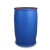京采无忧 特厚全新料化工桶200L蓝色双环闭口塑料油桶废液桶
