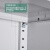 圣极光工具柜钢制零件存放柜双开门维修柜可定制G4565白色一抽带轮