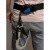 全身五点式双挂钩安全带全套高空作业速差器1.5米织带自控防坠器 单腰安全带+1.5米速差器+大钩子