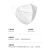 谋福（CNMF）N95防护口罩一次性白色3D立体独立包装防尘口罩 N95口罩【50只装】 口罩