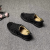 欧洲站夏季新款低帮铆钉ACLL红底水钻板鞋男士潮流百搭系带男潮鞋 黑色 42