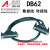 适用于DB62-M7 转接线端子 DB62转接板 DR62 母头 孔 端子板 台 带外壳 DB62数据线 母对母 长度3米
