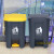 废料化学品分类垃圾箱脚踏垃圾桶锐器加厚型塑料专用加厚大桶针筒 68L特厚脚踏桶-黄盖 高韧性+2卷垃圾袋