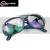 仁聚益电焊眼镜焊工防护专用防强光防打眼烧电焊紫外线护目镜 透明+绑带
