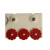 安英卡尔 A1953 计数磁性标签 红色特强磁65*100mm*4轮X10只装 磁性标签 仓库标识牌记数卡