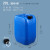 尚留鑫 塑料桶堆码桶储水桶20L废液桶带盖密封方桶 蓝色A款