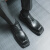 豪舒悦（HAOSHUYUE）高档品牌皮鞋男士商务正装方头软底舒适休闲英伦风黑色亮皮增高结 6507亮面黑色(增高款) 38