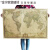 萌念大尺寸中国图 复古航海海报 酒吧咖啡馆宿舍装饰海报贴画 粉的 哈利波特魔法地图