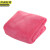 京洲实邦 400g加厚细纤维加厚方巾吸水清洁保洁抹布 粉色60*160cm/条JZSB-8036