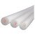文枝白色尼龙棒实心圆柱超耐磨大直径pa66尼龙棒加工零切韧性塑料棒材 白色 15mm*1米长