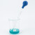 玛仕福 胶头刻度滴管 化学实验玻璃滴管 精油试剂滴管 刻度橡胶吸球 5ml含蓝吸球 