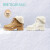 蹀愫（tigrisso）冬新款时尚厚底系带保暖毛靴雪地靴马丁靴TA21862-50 乳白色 37