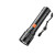 圣菲火LED手电筒强光充电变焦应急 P70输出电显多功能手电 黑色按钮(裸灯+线)