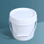水杉5L橘色pp塑料桶圆桶带盖油漆桶密封桶包装桶乳胶漆空桶工业用商用水桶