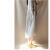 AXRP棉麻连衣裙 亚麻裙子高端档次纯色的轻薄飘逸苎麻时尚文艺复古宽 灰色 2XL码建议136160斤