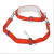 全身电工安全带国标爬电杆电力双保险带户外专用安全腰带 红色电工单板钩腰带