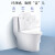惠达（HUIDA）卫浴马桶坐厕普通家用卫生间抽水陶瓷坐便器大冲力一级水效节水 6339(薄水箱盖)一级水效 350坑距（适用360-385mm）