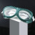 冰禹 BYZJ-33 绿海绵护目镜 电焊防护眼镜 防风沙骑行眼镜 10副/盒 