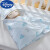 DISNEY迪士尼初生婴儿纯棉包被新生龙宝宝用品夏季薄产房包单外出抱被a 小动物(蓝) 90x90cm