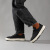 迪梵路（Devanro）品牌奢侈帆布鞋男2024夏季新款透气板鞋复古厚底休闲鞋 黑色 40