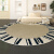 VIERUODIS圆形地毯客厅茶几轻奢法式卧室复古奶油风沙发梳妆台地毯 浪漫东方圆形 01 100厘米直径圆