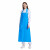长款防油防水围裙袖套 男女白色TPU防护工作围裙厨房用   现货 蓝色围裙 均码
