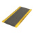 创盛聚腾 黑黄色工厂用电橡胶地垫 按米定制 宽度0.6m 厚度2mm