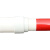 比鹤迖 BHD-1039 路锥连接杆PVC警示杆 2米伸缩红白 1根