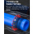 APE直通塑料快插 气动快速T型三通气管接头 PE-4/6/8/10/12/16mm 蓝色PE-4