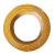 凤达 国标铜芯电线 单芯单股铜线 BV4平方 黄色 1米