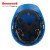 Honeywell霍尼韦尔 L99RS防砸抗冲击PE安全帽可开关式通风口标准款八点式下颌带L99RS107S蓝色