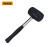 斯威诺 N-8023 不锈钢柄黑色皮锤 橡胶安装锤 地板瓷砖安装锤 黑色皮锤大号