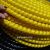 电线套管保护软管高压胶管液压油管洗车水管套空调管阻燃螺旋套 黄色 直径16mm