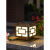 定制围墙灯柱头灯太阳能庭院小区方形墙头柱灯室外防水别墅花园大门灯 40cm古铜色(接电款)-+LED光源