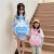迪士尼（Disney）可爱卡通少女小背包帆布双肩包幼儿园学生包女童亲子书包儿童包包 小号紫色