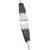 伊莱科（ELECALL)LED面板天花灯射灯端子线2P电源公母插头线带扣对接转换连接电线灰色防拉S