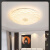 led吸顶灯卧室灯现代简约客厅餐厅灯创意书房阳台灯圆形 玫瑰50cm无极带遥控96W