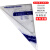 萨蒂扬 塑料三角尺 40厘米 透明三角板套装大号 绘图直角尺 单位：套