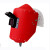 久聚和电焊面罩红钢纸焊帽子焊工防护安全头戴式焊接氩弧焊防火星防高温 可视窗翻盖+安全帽卡槽+20片黑+