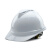 希凡里安全帽男工地领导ABS国标定制logo印字工程电工白色头盔夏季 YD-OT白色 欧式透气带边孔(旋钮帽衬)