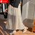 皮尔卡丹（pierre cardin）新中式轻国风马面裙春季女装日常汉服古装可以上班穿的改良半身裙 黑色设计感小众/高 S建议80-90斤