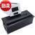 多媒体会议桌面多功能毛刷桌面嵌入式多媒体接线盒信息盒定制 黑色(400*135mm)