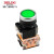 德力西LAY8E-11BN 平头按钮 红色 绿色1NO+1NC 22mm  按钮 自复 自锁红色