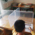 施韵令透明隔离板分餐隔板桌面食堂餐桌挡板用餐幼儿园饭桌学生防护 透明的4人桌1807046