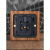 雅漫林（YAMANLIN）电工美式黑胡桃实木面板黄铜拨杆复古开关86型民宿仿古风插座 拨杆一开双控【单/双控通用】