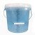 定制适用带刻度的塑料桶带盖20L10储水浇花奶茶计量杯消毒配比专用桶 3L透明桶机打刻度-特厚带盖
