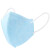 Sagovo 一次性口罩100只 外用医科灭菌3D立体折叠舒适透气防尘防飞沫 耳带式 蓝色