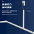 天背(Tianbei) PVC弧形线槽 明装隐形自粘地线槽加厚助燃电线网线槽 带胶 5米 TB-HX3