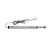 米朗KPM18两端鱼眼拉杆式位移传感器预应力电阻尺机械手臂电子尺裂缝计电子尺铰接拉杆式位移传感器 KPM18-100mm