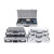 定制手提密码箱铝合金箱证件收纳箱样品展示箱仪器设备防护铝箱 A005黑色(300*200*85)空箱